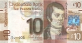 Clydesdale Bank Plc 10 Pounds 10 Pounds, 25. 1.2013